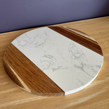 Cargar imagen en el visor de la galería, Tabla de madera y mármol