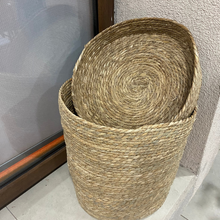 Cargar imagen en el visor de la galería, Canasto de mimbre con tapa
